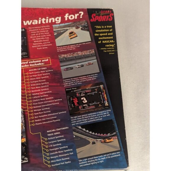 NASCAR Racing‎ - 1999 Edition PC CD-ROM By Sierra Sports Dale Earnhardt - Picture 6 of 13